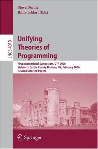 Unifying theories of programming