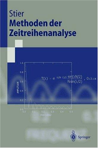 Methoden der Zeitreihenanalyse