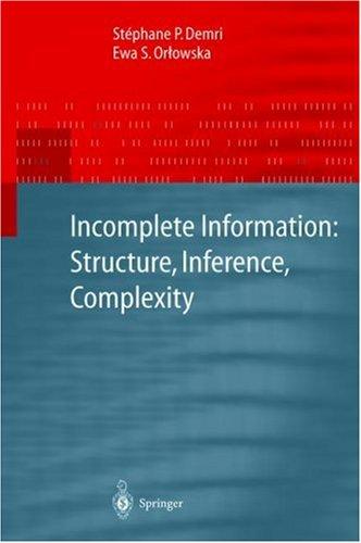 Incomplete information
