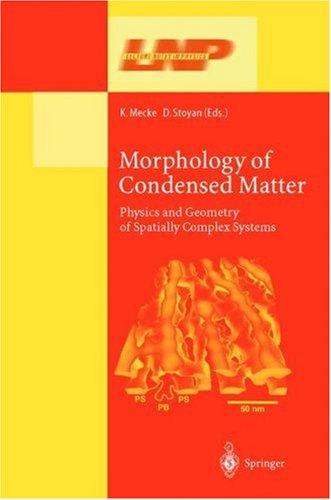 Morphology of condensed matter
