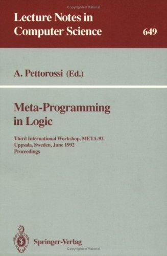 Meta-programmming in logic