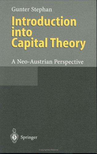 Introduction into capital theory
