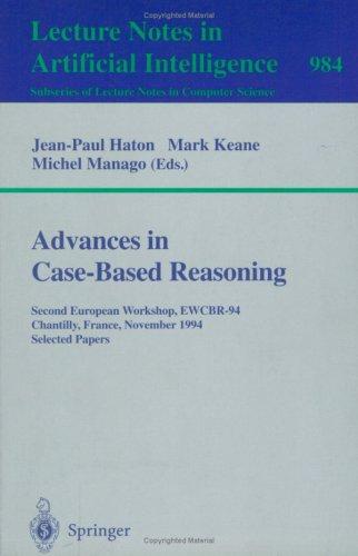 Advances in case-based reasoning