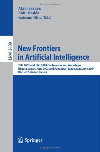 New frontiers in artificial intelligence