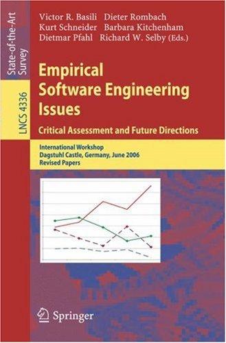 Empirical software engineering issues