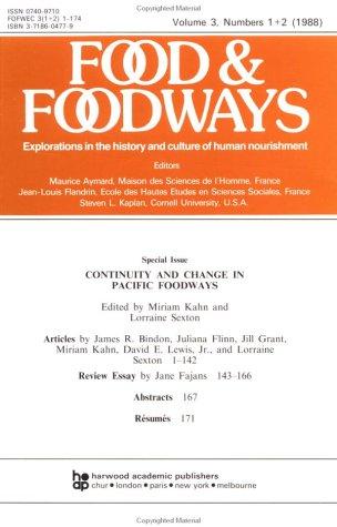 Continuity and Change in Pacific Foodways