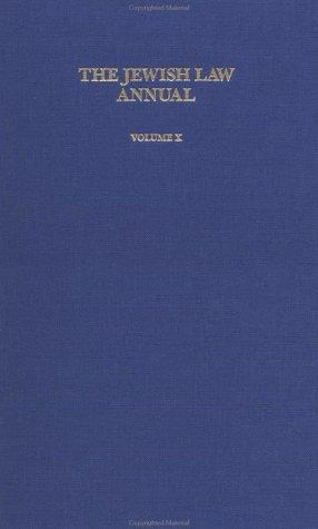 The Jewish Law Annual