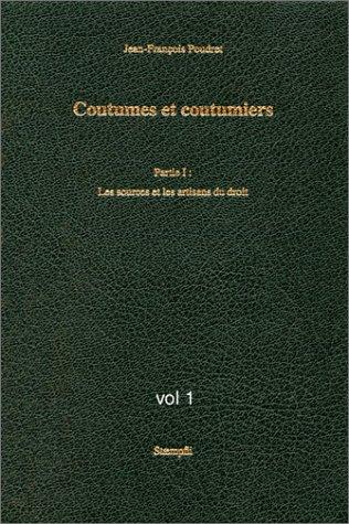 Coutumes et coutumiers