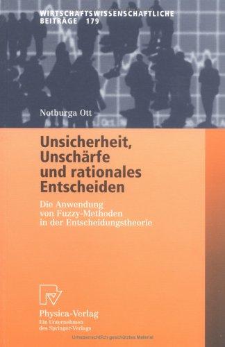 Unsicherheit, Unschärfe und rationales Entscheiden