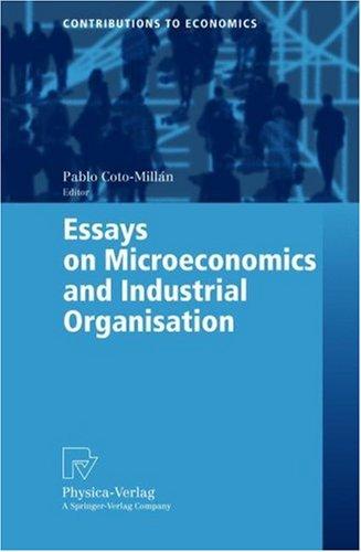 Essays in microeconomics and industrial organisation
