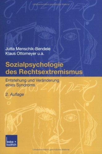 Sozialpsychologie des Rechtsextremismus