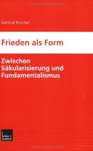 Frieden als Form
