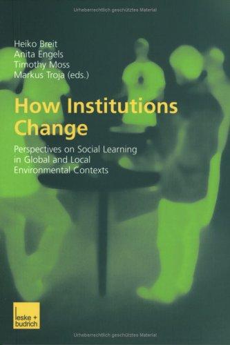 How institutions change