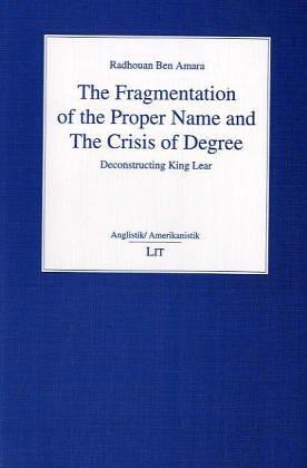 Fragmentation of the Proper Name and the Crisis of Degree