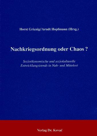 Nachkriegsordnung oder Chaos?