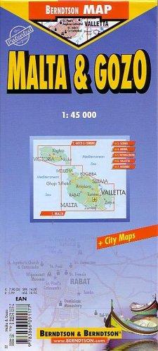 Malta & Gozo Map by Berndtson/Borch