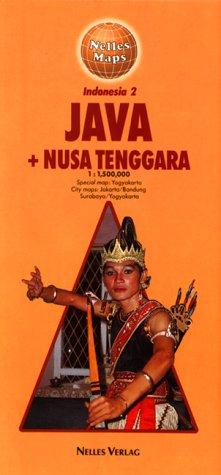 Nelles Java - Nusa Tenggara Travel Map with city map of Jakarta