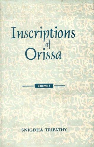 Inscriptions of Orissa