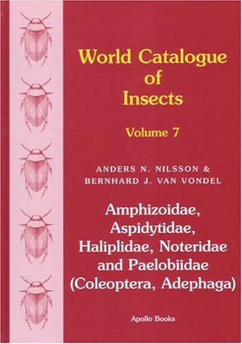 Amphizoidae, Aspidytidae, Haliplidae, Noteridae and Paelobiidae (Coleoptera, Adephaga)