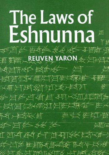 The Laws of Eshnunna (Ancient Near East)