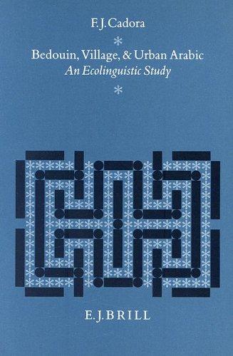 Bedouin, Village and Urban Arabic