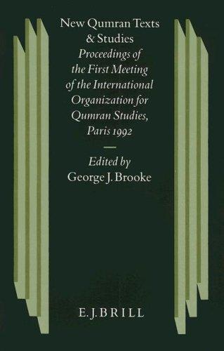 New Qumran texts and studies