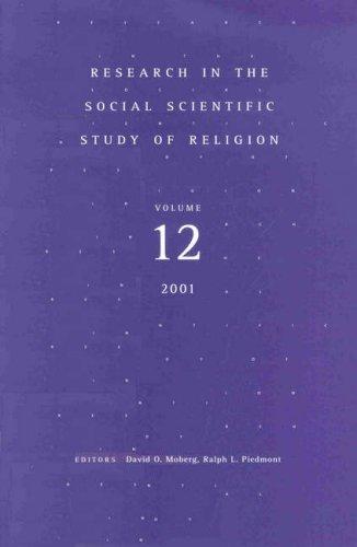 Research in the Social Scientific Study of Religion