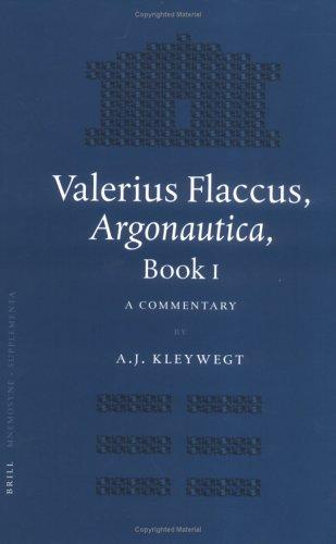 Valerius Flaccus, Argonautica, Book I