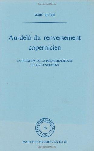 Au-delà du renversement copernicien