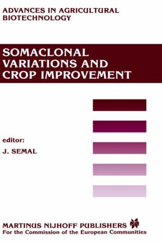 Somaclonal variations and crop improvement