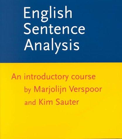English Sentence Analysis