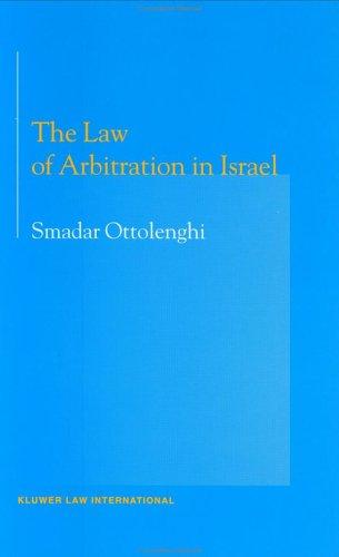 The law of arbitration in Israel