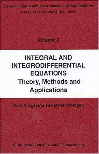 Integral and integrodifferential equations