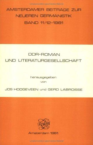 DDR-Roman und Literaturgesellschaft