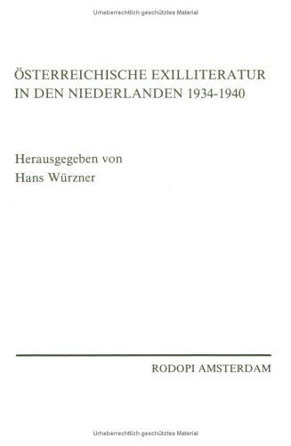 Österreichische Exilliteratur in den Niederlanden, 1934-1940