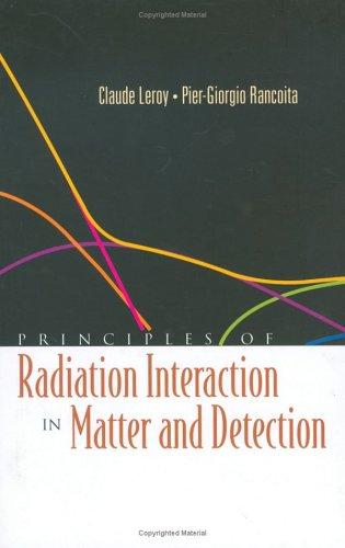 Principles of radiation interaction in matter and detection
