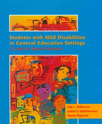 Students with Mild Disabilities in General Education Settings