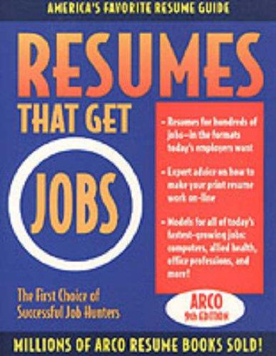 Resumes That Get Jobs 9E (Resumes That Get Jobs)