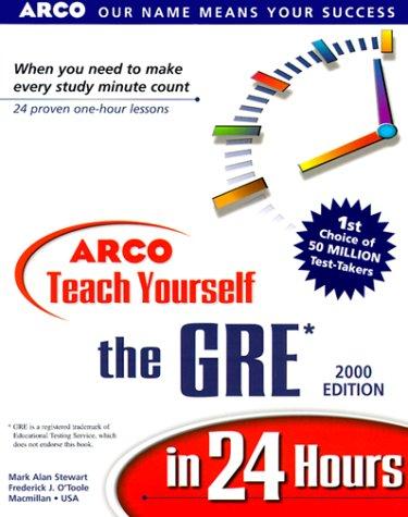 Arco Teach Yourself the GRE in 24 Hours