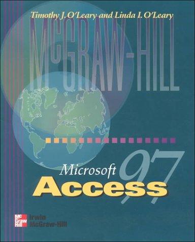 McGraw-Hill microsoft access 97