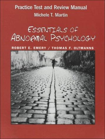 Essentials of Abnormal Psychology