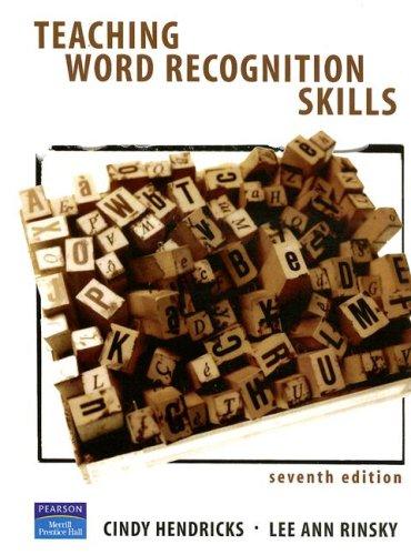 Teaching Word Recognition Skills