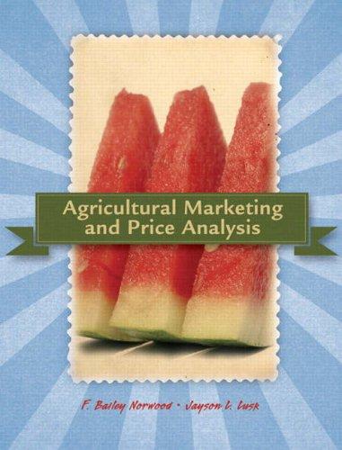 Agricultural marketing and price analysis