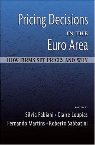 Pricing decisions in the euro area