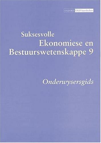 Suksesvolle Ekonomiese En Bestuurswetenskappe