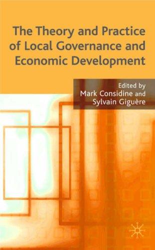 The theory and practice of local governance and economic development