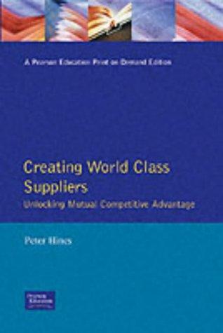 Creating world class suppliers