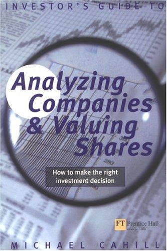 Analyzing Companies and Valuing Shares