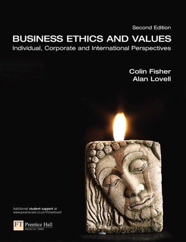 Business ethics and values