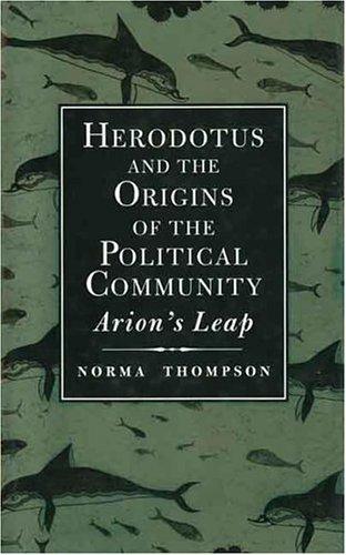 Herodotus and the origins of the political community